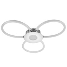 Chandelier 1802/3 LED 60W 4000k chrome 55x55x10 cm Bayerlux