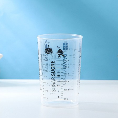 A glass of measured "Fun kitchen", 400 ml, color mix-3