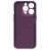 Borasco cover for iPhone 15 Pro, Soft Touch, silicone, microfiber, purple