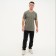 T -shirt male, olive color, size 48