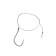 Woven leashes set No. 8, hook No. 11, diameter 0.2 mm