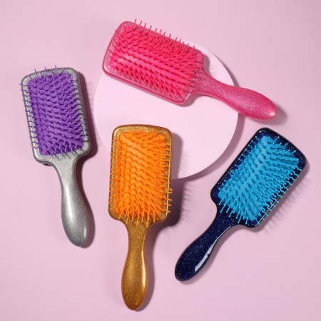 Combing massage, wide, 6.7 × 20.5 cm, color mix-1