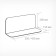 Plastic separator L-shaped 200 mm high, l = 450