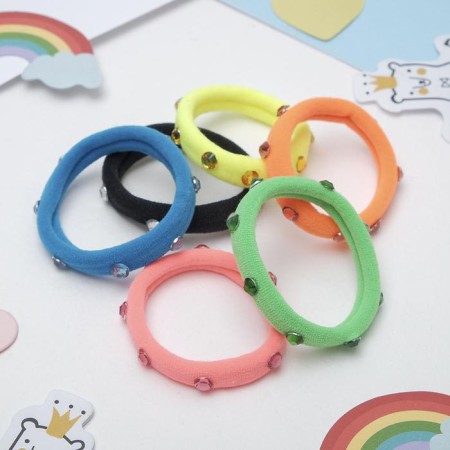 Hair elastic band "Drop" mix-1