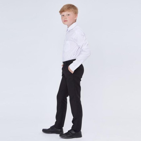School shirt for a boy, white color, height 146 cm-3