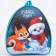 New Year's children's backpack "Happy New Year", a snowman and a fox