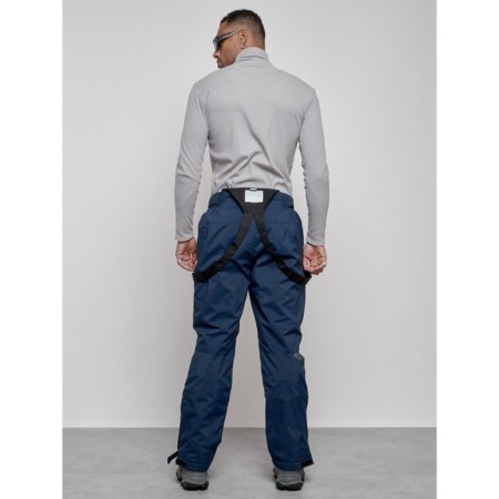 Semi-combinezone ski insulated male winter, size 48, dark blue color-7