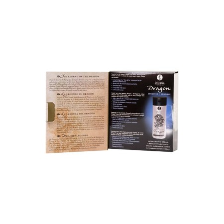 SHUNGA DRAGON SENSITIVE, Ice Fire, 60 ml, reinforcing cream for steam.-3