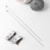 Knitting needles, straight lines, d = 1.2 mm, 35 cm, 2 pcs