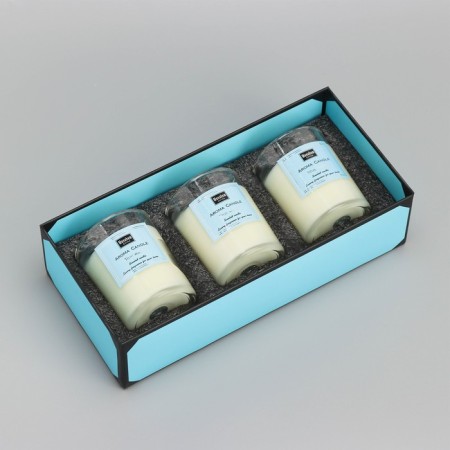 Набор свечей ароматических "Aroma Candle", морская вода, 3 шт-3