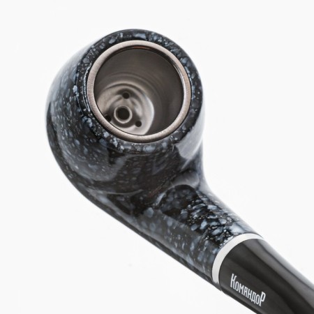 Kommer's smoking pipe "Commander", classic, length 15 cm, D holes-2 cm-1