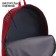 School textile backpack with print on the upper part of the sorry, 38x29x11 cm, burgundy color