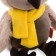 Soft toy "owl Sonya", in a hat of a kitten, 20 cm