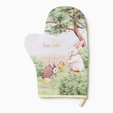 Set of kitchen. Dolyana "animals": mittens 20x28 cm, severity 17x17 cm, 35% HL, 65% PE-1