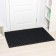Muddy mud -bearded rug 80 × 120 × 1.6 cm, black color