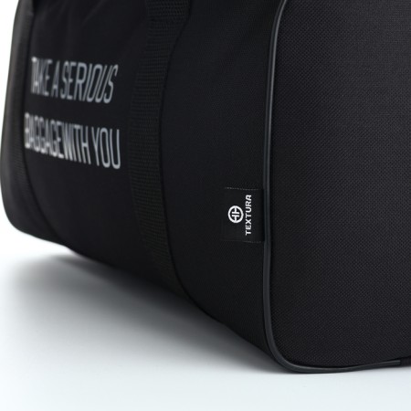 Road bag, textura, small size, black color-5