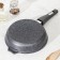 Granite pan, d = 22 cm, removable handle, anti -stick coating, gray color