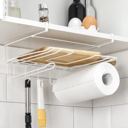 Holder for kitchen utensils of the share, suspended, white color