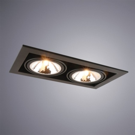 ARTE LAMP Cardani Semplice A5949PL-2BK, G9, 2x40 W, 20x35x8 cm, black-1
