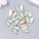 Decor for creativity metal, enamel "Butterfly" blue 1*1.3 cm