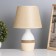 Table lamp "Daphne" 1x40W E14 white/beige 29x20x30cm