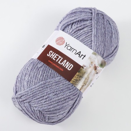 Gingerbread "Shetland" 30% wool Verdin, 70% acrylic 220m/100g (515 steel)-1
