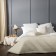 Kaspian set: cover 160 x 220 cm, pillowcase 40 x 40 cm - 2 pcs, milk color