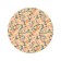 Pareo and beach rug "Flower weaving", d = 150 cm