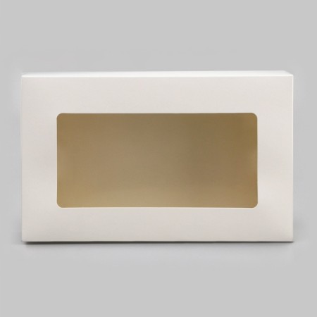 Packaging for products with a window, white, 23 x 14 x 6 cm, 1.9 liters-1