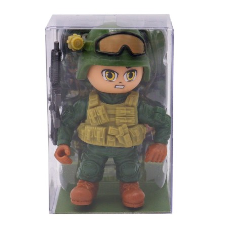 FUNKY TOYS figure "Special Forces", in green uniform, 8 cm, mix-4