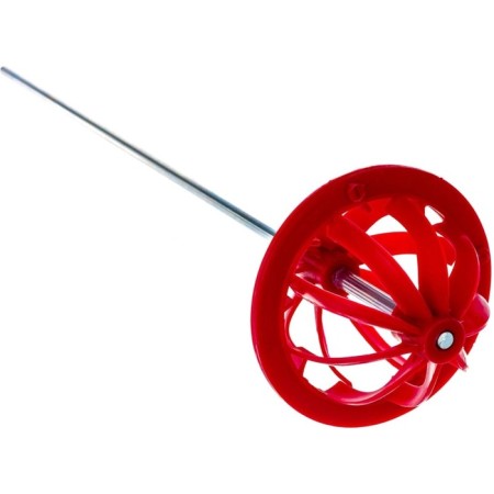 Mixer for paints bison Globe 06006-82-40, plastic, D = 6 mm, 82 x 80 x 400 mm