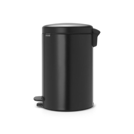 Brabantia Newcon bucket, plastic inner bucket, with a pedal, black matte color, 20 liters-1
