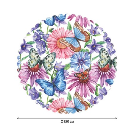 Tablecloth on the table "Life in the field", round, Saten, d = 150 cm-1