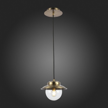 Suspension EVOLUCE. Sle110103-01. Garonni. 1x40 W, E14, 20x20x19 cm, antique bronze color-4