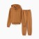 Women's costume (sweatshirt and trousers), beige color, size 50