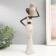 Souvenir Polystone "African with a wicker jug" White 28x11x5.5 cm