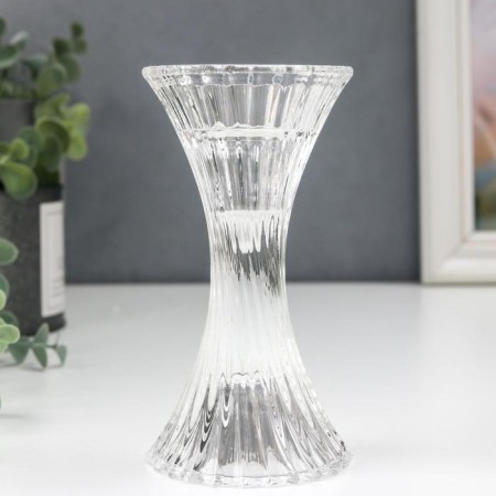 Glass of glass per 1 candle "Vitk" transparent 13.5x7x7 cm-1