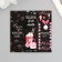 Stick Paper "Pink and Black" 3x9 cm sheet 10x10 cm