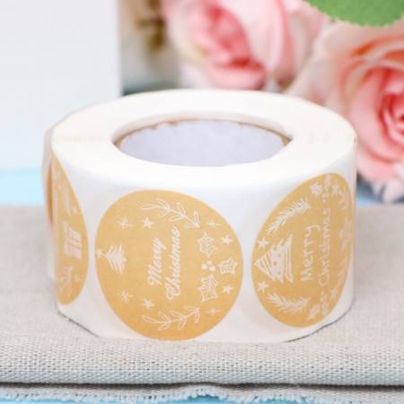 Craft stickers in the roll "NG", 500 pcs, 3.8 x 3.8 cm-2