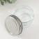 Bank for candles glass with a “transparency” lid 100 ml 7x7x5.5 cm
