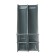 Vertical tray for paper, 2 compartments, metal mesh, gray