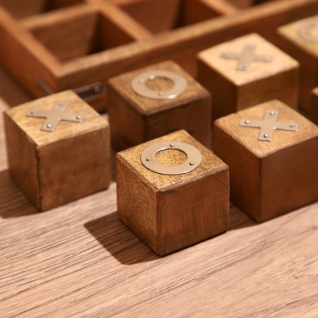 Game table "Crosses-nolics" 17x17 cm, manpower, steel-3