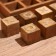 Game table "Crosses-nolics" 17x17 cm, manpower, steel