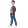 Svitshot for boys Biker Club, height 104 cm, color anthracite