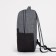 A backpack on a zipper, "saxi", a laptop department, gray color