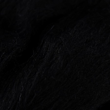 Fasting wool 100% half -toned wool 50 g (003, black)-2
