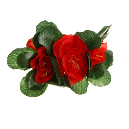Rosalia napkin ring, red color-2