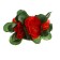 Rosalia napkin ring, red color