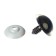 Rifle eyes with plugs, "sparkles" set 20 pcs, size 1 pc: 2.2 cm, brown color