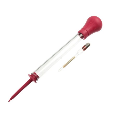 Areometer plastic, red